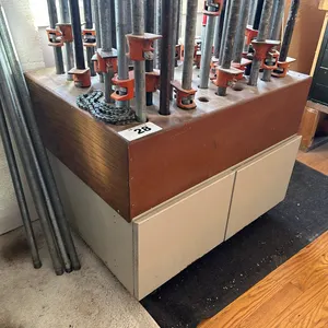 PONI PIPE CLAMPS STORAGE CABINET 32"X24"X26"H (CLAMPLS NOT INCLUDED)