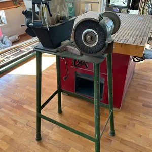 ELEC. SHARPENING STATION, WHET WHEEL, WIRE WHEEL