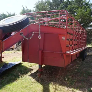 1984 WW 6' x 24' Gooseneck Stock Trailer
