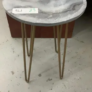 MARBLE TOP PLANT STAND