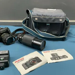 PENTAX FILM CAMERA IN BAG