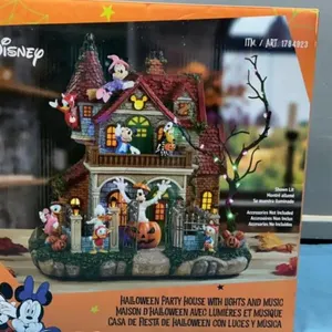 DISNEY HALLOWEEN PARTY HOUSE W/ LIGHTS & MUSIC