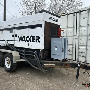 Wacker G120  96KW Generator w/ T/A Trailer
