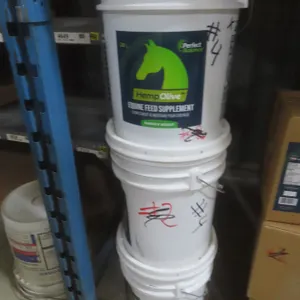 Hemp Olive Equine Feed Supplement 20 L – Qty 3 Pails, New
