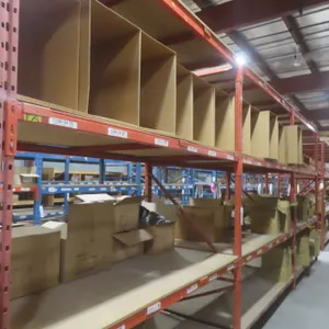 Pallet Racking 48" Deep:  4 Uppers 10 ft, 24 Side Rails 8 ft with Wood Shelving.  Product Not 