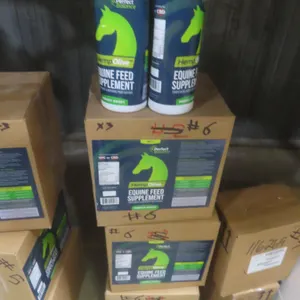 New 3 Cases Hemp Olive Equine Feed Supplement 946ml