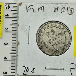 Newfoundland Twenty Five Cent 1917C