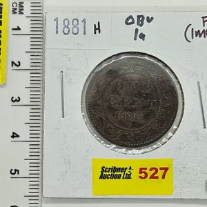 Canada Large Cent 1881H
