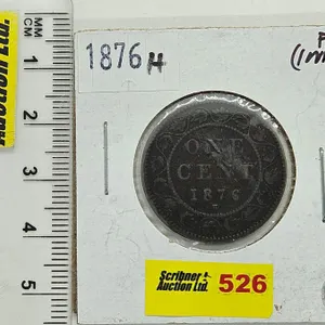 Canada Large Cent 1876H