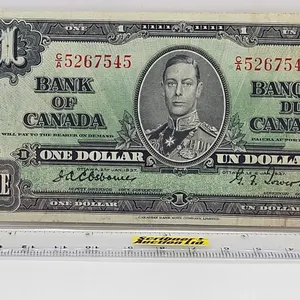 Bank of Canada $1 Bill 1937 : OSBOURNE/TOWERS #CA5267545