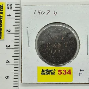 Canada Large Cent 1907H