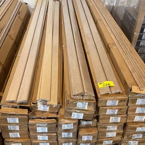MIXED ITEMS INCL STAIRNOSE, REDUCER, T-MOULDING IN VARIOUS COLOR 94" IN MOULDINGS