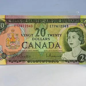 Uncirculated 1969 Canada Twenty Dollar Bill