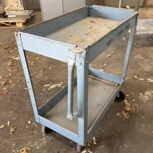Metal Cart 16"x30"x32", (handle missing screw)