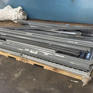 Metal Sheliving Pieces 
4’ x 4’ panels and 72” x