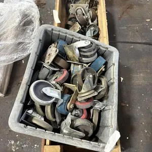 Large Lot of Casters, Mostly 4”’ Steel
