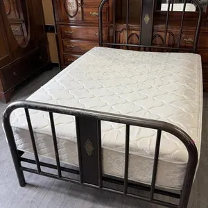 Vintage Metal Head Board and Foot Board with