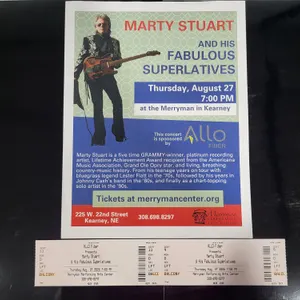 2-Tickets to Marty Stuart & His Fabulous Superlatives