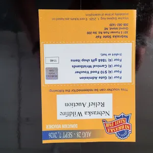 Nebraska State Fair Donation Voucher