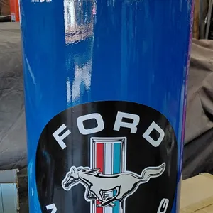 Ford Mustang Retro Trash Can