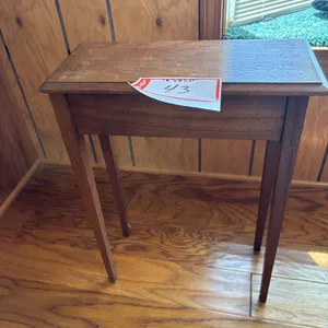 Small table with lift off lid, 18 x 8 x 24”