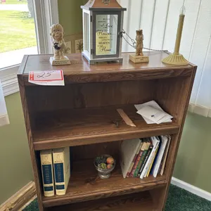 Shelf and contents, 30 x 12 x 41.5“