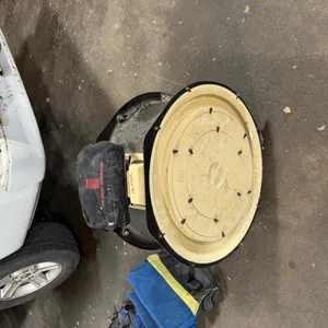 Industrial Floor Fan With Protective Housing