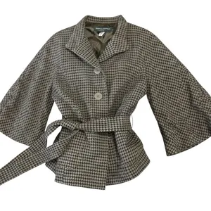 Banana Republic Women's Houndstooth Jacket with Belt
