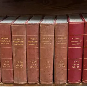 National Geographic Magazines, Encyclopedias, and Miscellaneous Books