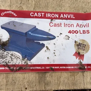 NEW/UNUSED GREAT BEAR 400 LB CAST IRON ANVIL