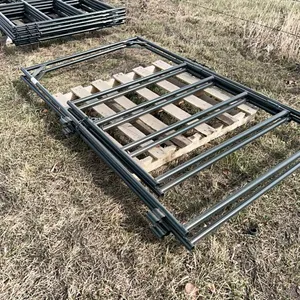 2 - NEW/UNUSED 4' PANEL w/ 42" FRAMED GATE - SOLD PER PANEL