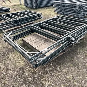 6 - NEW/UNUSED 4' PANEL w/ 42" FRAMED GATE - SOLD PER PANEL