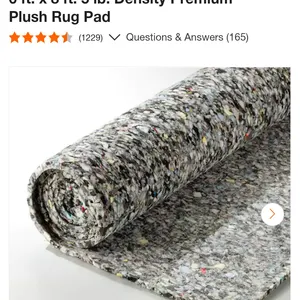 Trafficmaster 6' x 8' Density premium Plush Rug Pad