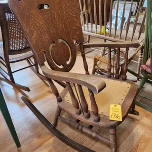 Antique Wooden Rocking Chair