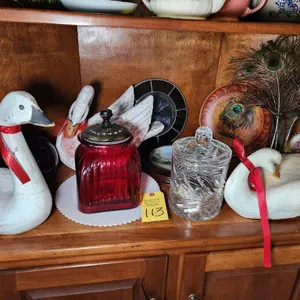 Contents of 3rd Shelf in Corner Cabinet