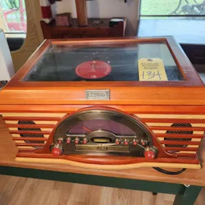 Philco Radio, Record Player, & CD Player