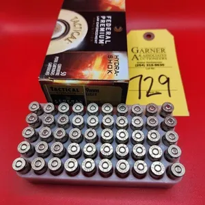 Federal Premium Hydra-Shok 9MM 124 GR