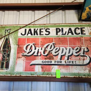 Vintage Dr Pepper Metal Sign