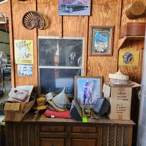 Contents of Wall, Console, & Contents - Shop Office Side
