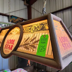 Lonestar Beer Billiards Light