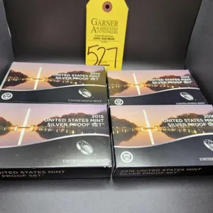 2014 - 2017 United States Mint Silver Proof Sets S