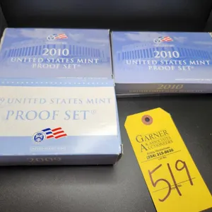 2009 & 2- 2010 United States Mint Proof Set S