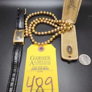 Nautica Watch, Tie Pin, Necklace