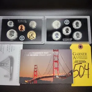 2018 San Francisco Mint Silver Reverse Proof Set