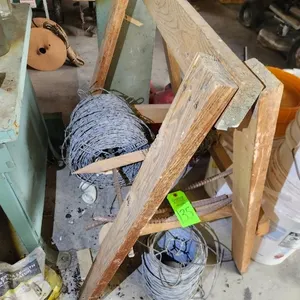 Barbed Wire, Wire, & Stand