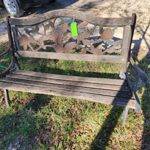 Garden Bench Wood/Iron