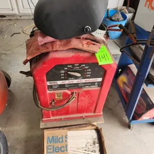 Lincoln Electric AC-225 Arc Welder w/ Misc. Welding Supplies