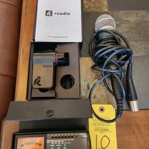 Shure Microphone, Roadie Tuner, & Boss Tuner