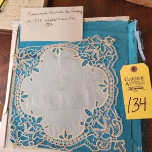 Handmade Lace Handkerchief 1898