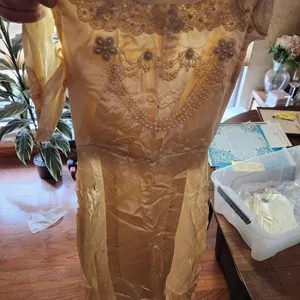 Antique Wedding Dress - Thought to be 1800s - Poor Condition